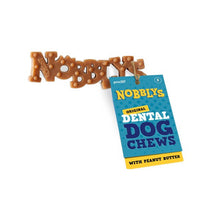 Load image into Gallery viewer, NOBBLYS NATURAL DENTAL CHEW WITH PEANUT BUTTER
