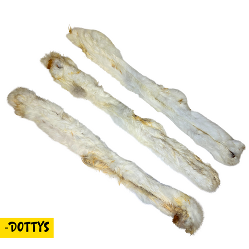 HAIRY RABBIT SKIN ROLLS FOR DOGS