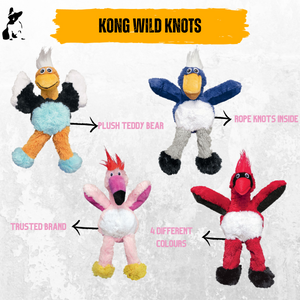 KONG Wild Knots Bird - Random Colour