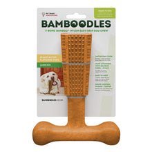 Load image into Gallery viewer, BAMBOODLES BAMBOO DOG CHEW TOY IN CHICKEN/PEANUT BUTTER AND BEEF FLAVOUR LONG LASTING CHEW
