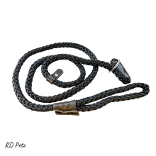 Load image into Gallery viewer, RD Petz Rope Slip Lead Black
