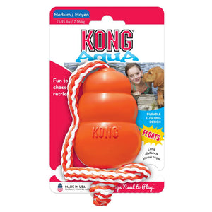 KONG (Cool) Aqua On Rope - Floating Dog Toy