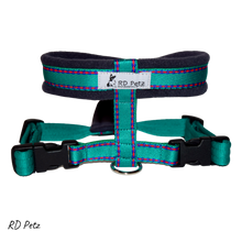 Load image into Gallery viewer, Dog Fleece Harness Gypsy Green
