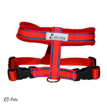 Load image into Gallery viewer, Dog Fleece Harness Gypsy Red
