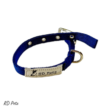 Load image into Gallery viewer, RD Petz Buckle Collar Navy Blue
